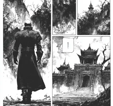 视频内容导航示意画面，按题材方向划分频道并标注条目组织方式