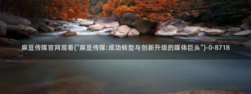 麻豆和天美传媒官网:麻豆传媒官网观看(\